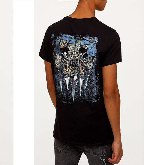 Metallica Am I Who I Think I Am? Pushead H&M metal rock Official T-Shirt M NWT - Picture 5 of 7